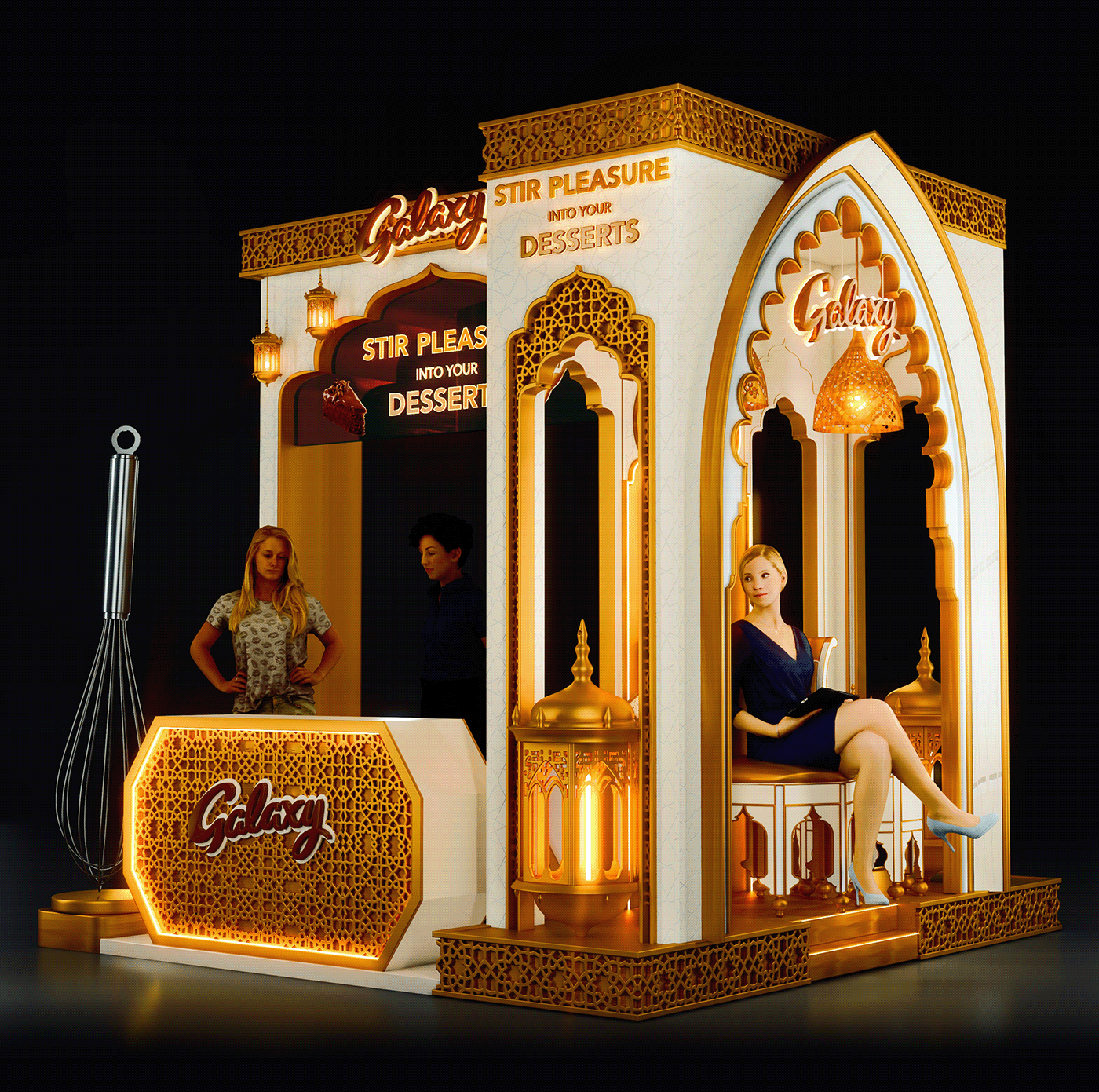 ramadan Stall Design Stand Display posm pop booth booth design expo exhihibiton