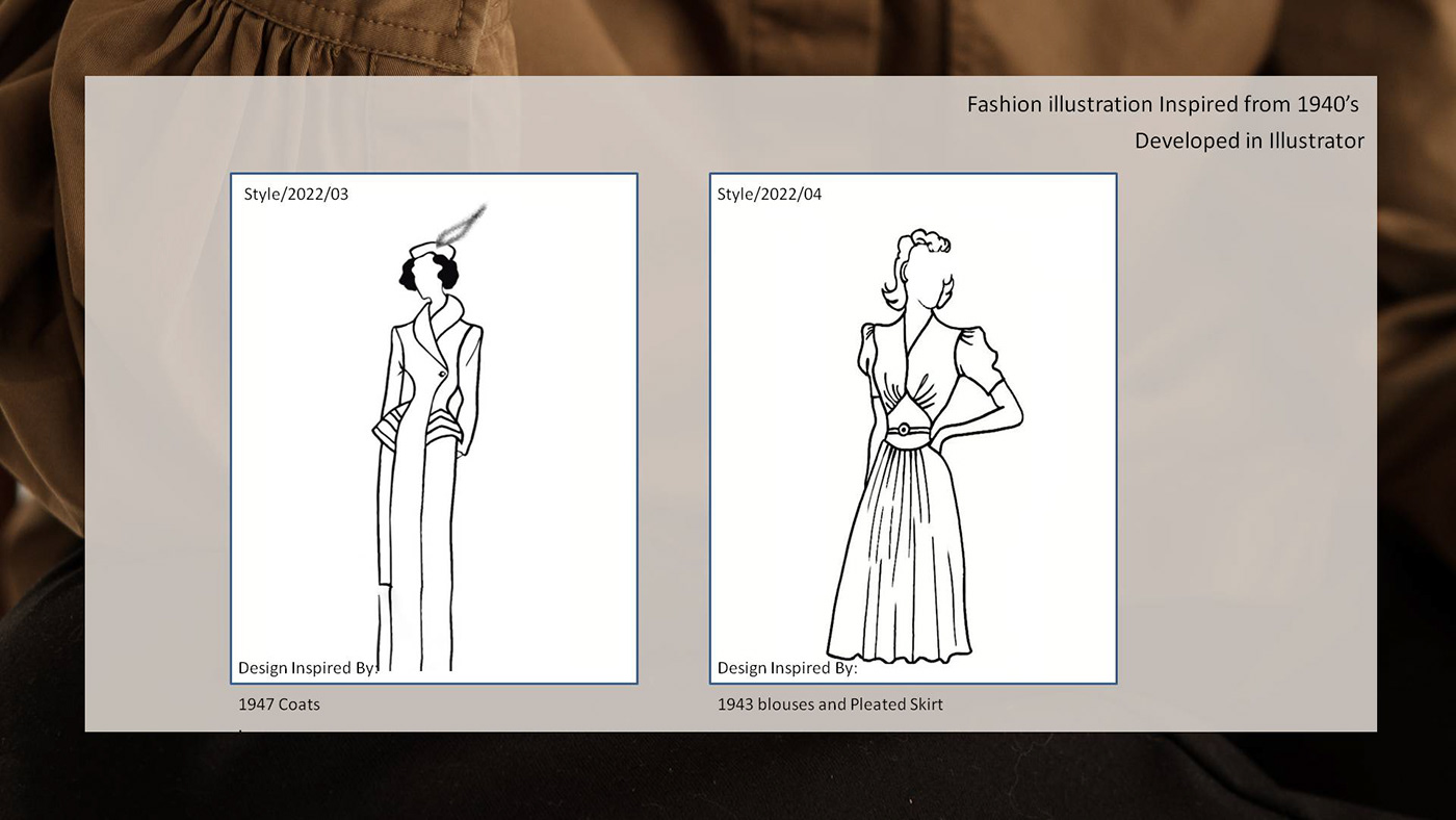apparel Clothing Fashion  fashion design fashionhistory ILLUSTRATION  Layout photoshoot research project