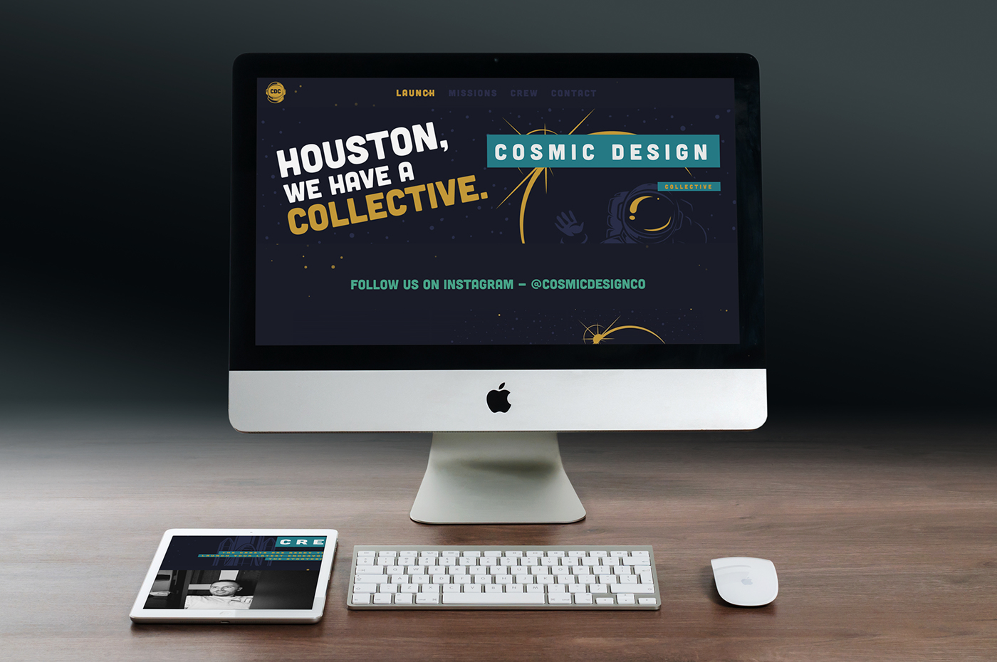 squarespace branding  cosmic Website Collective  houston
