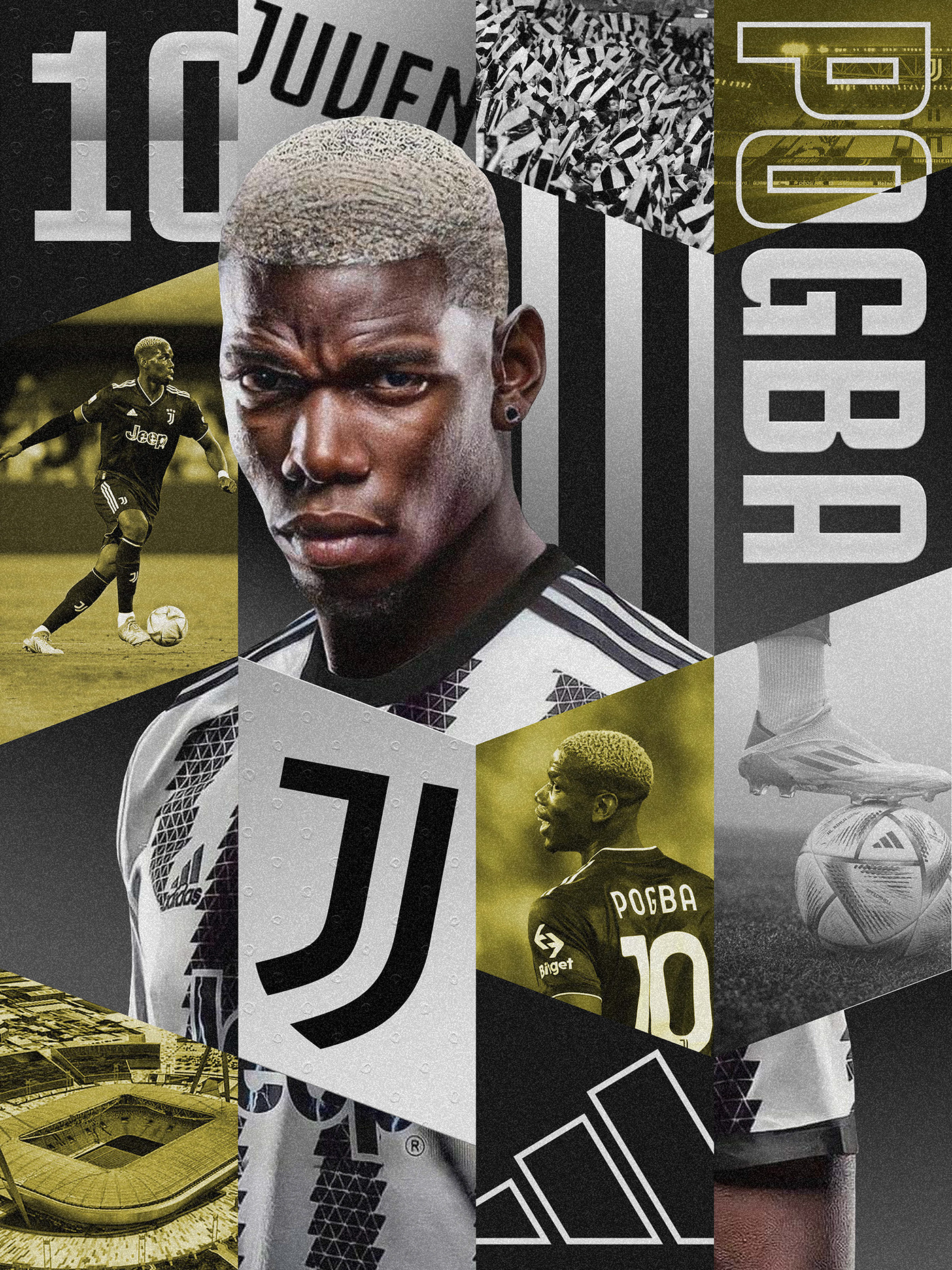 poster football pogba sports design Graphic Designer Adobe Photoshop Juventus fanart artwork