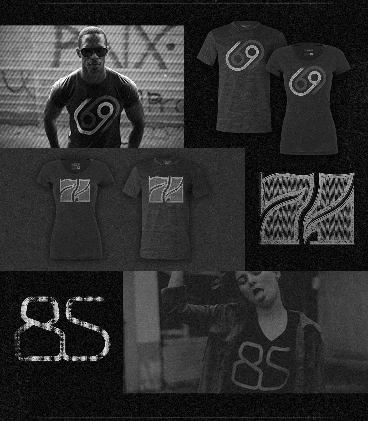 number numbers tee tees shirt shirts t-shirts t-shirt design typography  