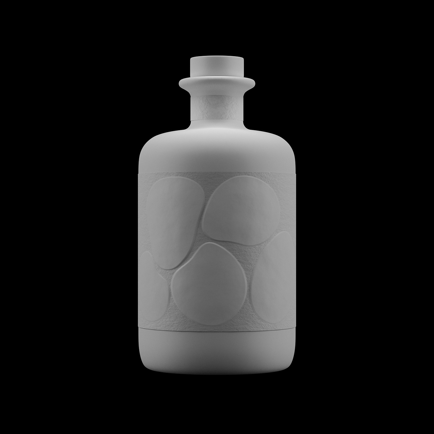 alcohol bottle CGI cinema 4d gin Label octane Packaging packaging design Render