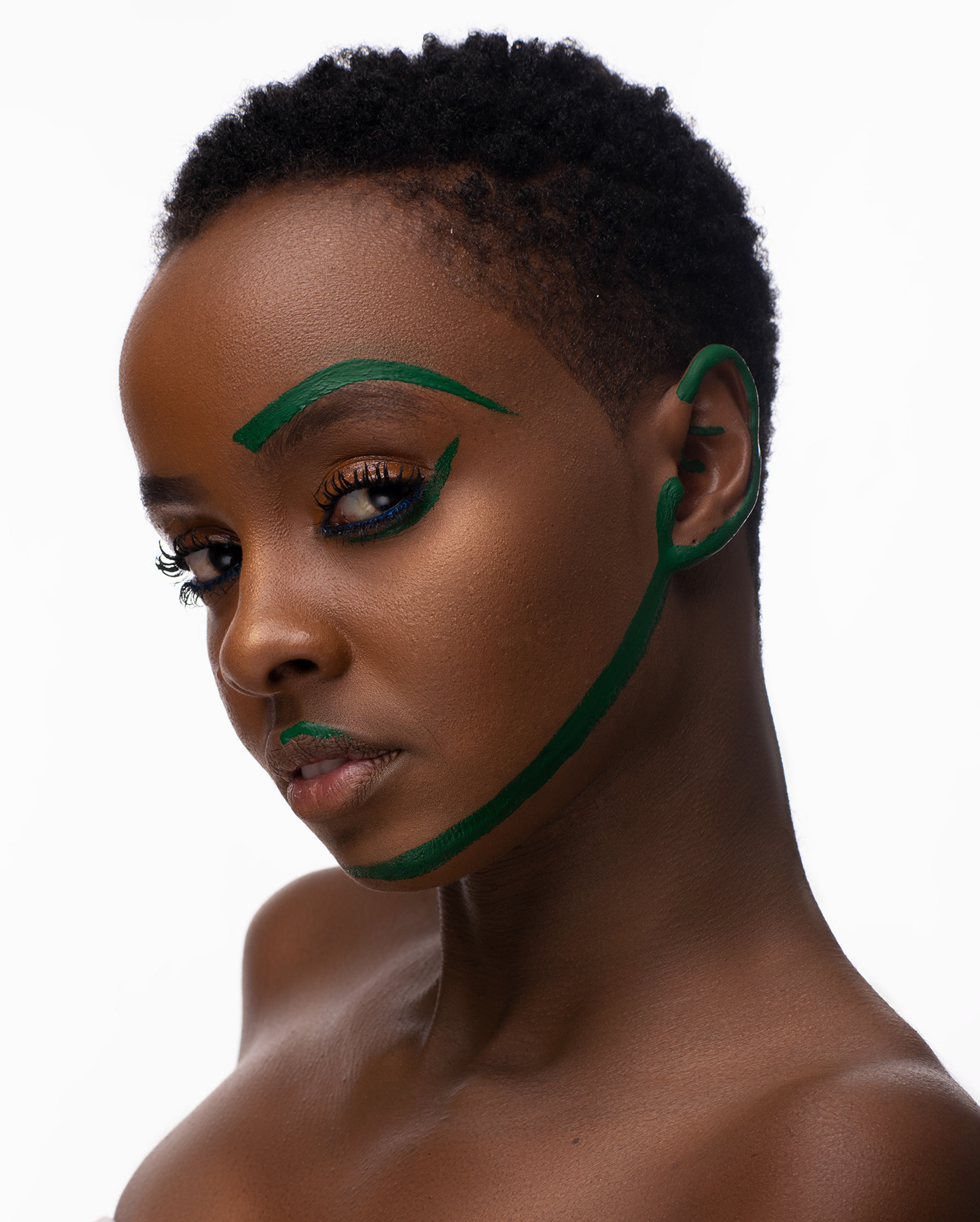 retouch beauty african melanin Fashion  Darkskin beauty art 