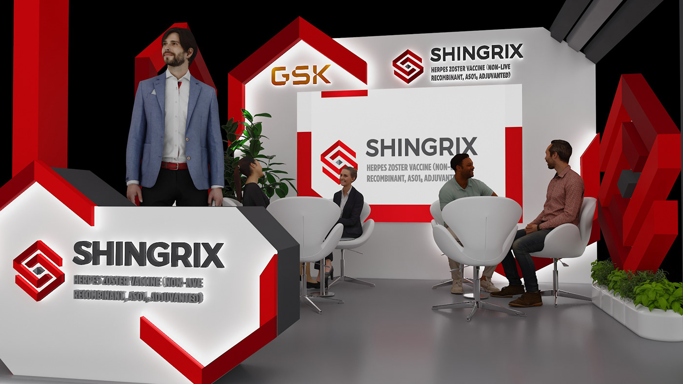 3ds max Render vray visualization booths