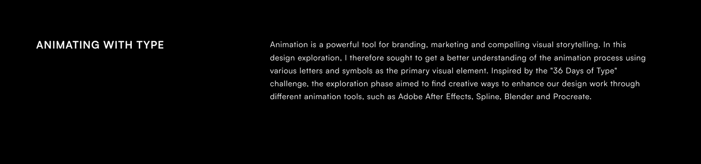 2D Animation 3D after effects animation  graphics motion design motion graphics  type typography   video