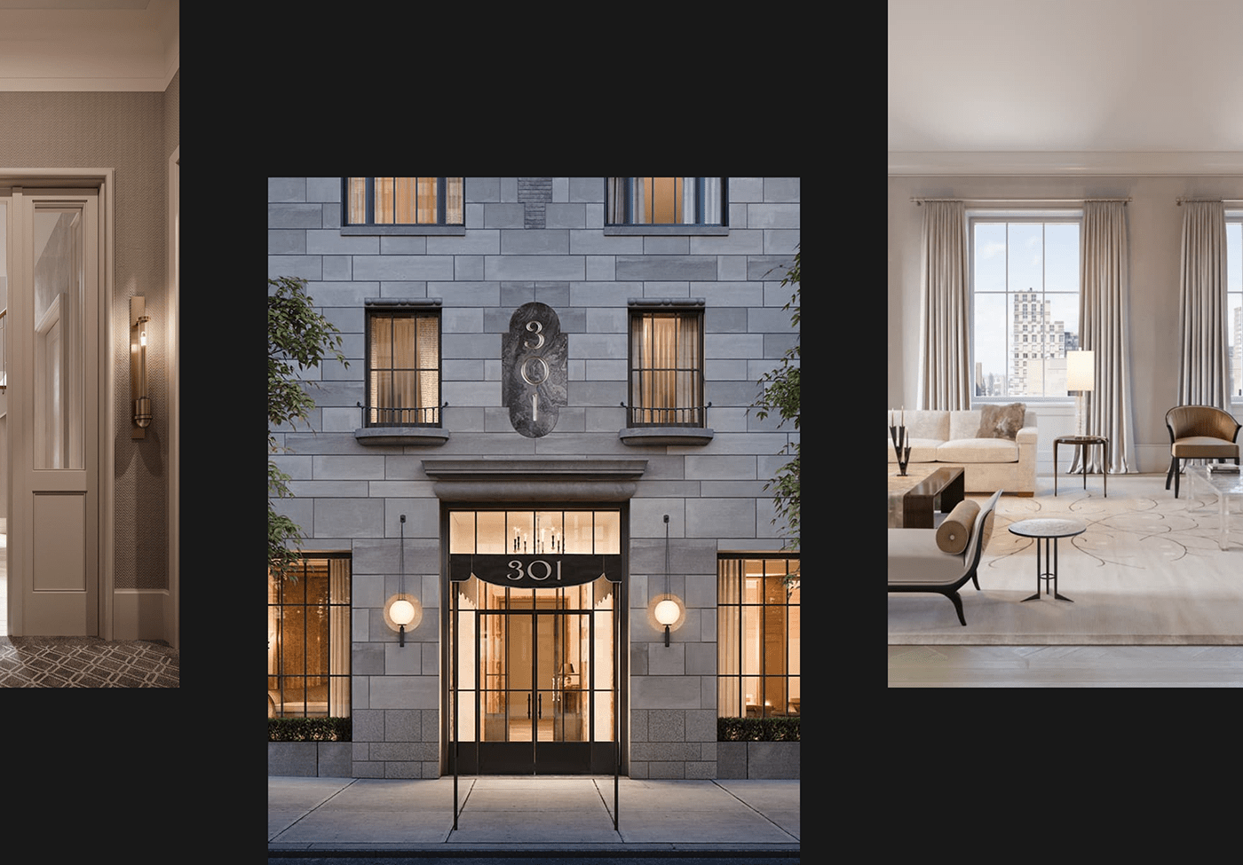 apartments concept design landing luxury real estate realestate UI/UX Webdesign uprock