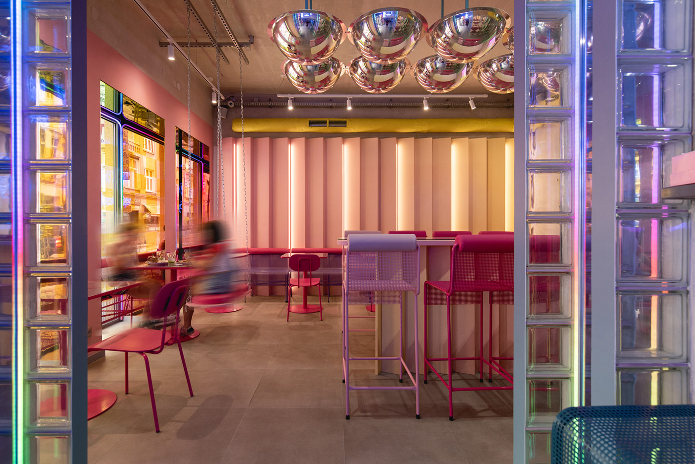 architectu bar Interior interior design  mode:lina poland poznan restaurant streetar