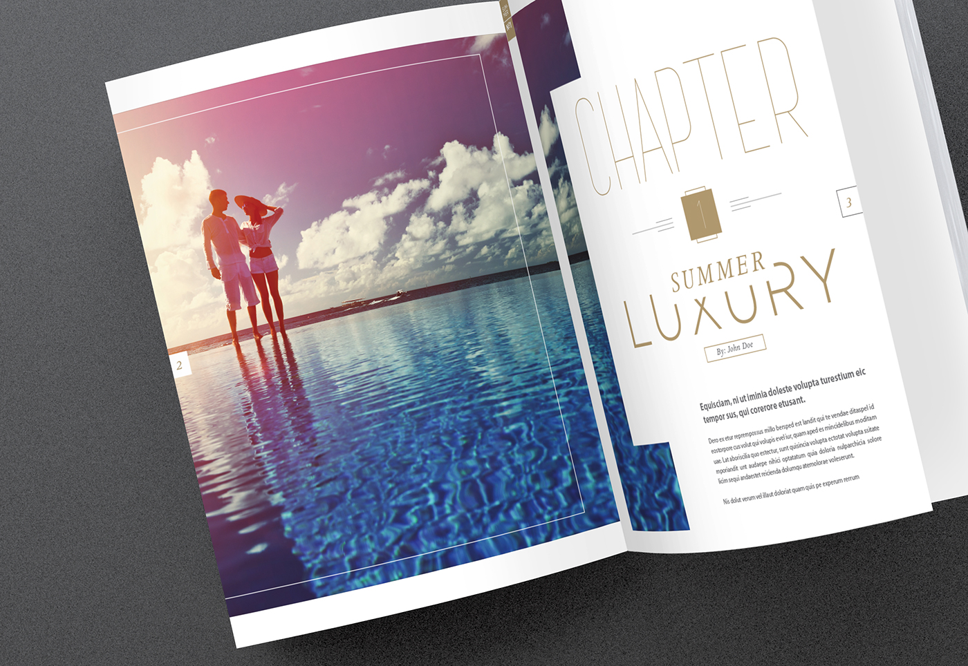 magazine Mockup malta photoshop InDesign adobe editorial cover book