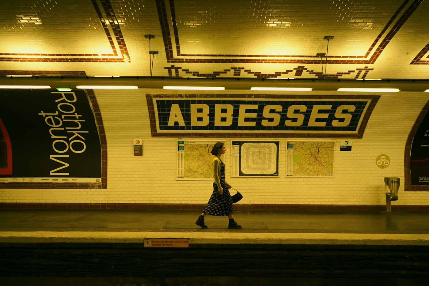 amelie Amelie Poulain Audrey Tautou metro montmartre movie Paris photo subway