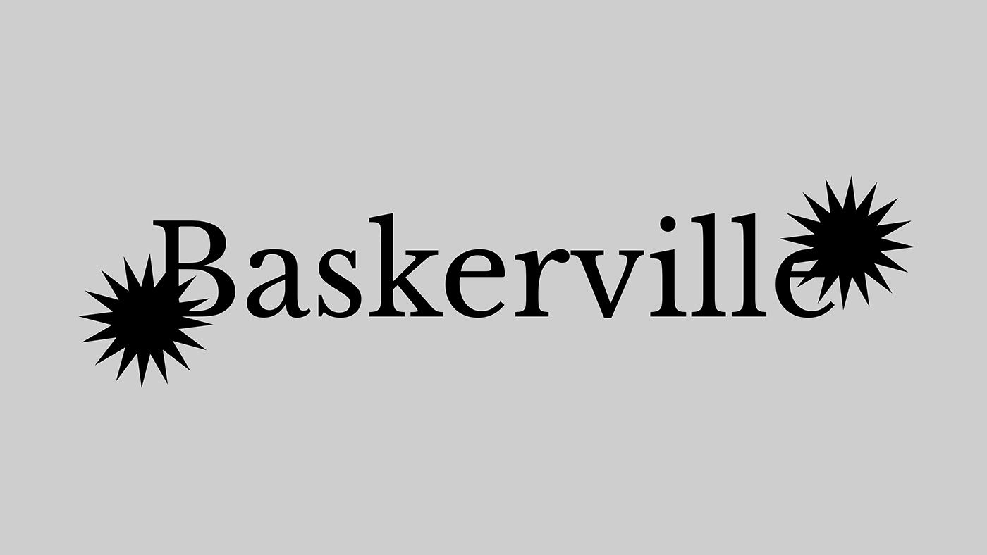 affiche specimen Baskerville poster typo typo baskerville TYPO SPECIMEN typoster