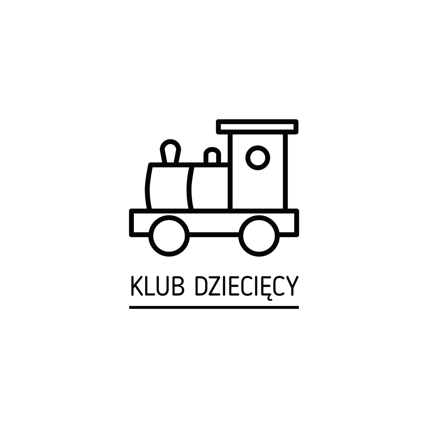 dzieci kids klub logo Logo Design