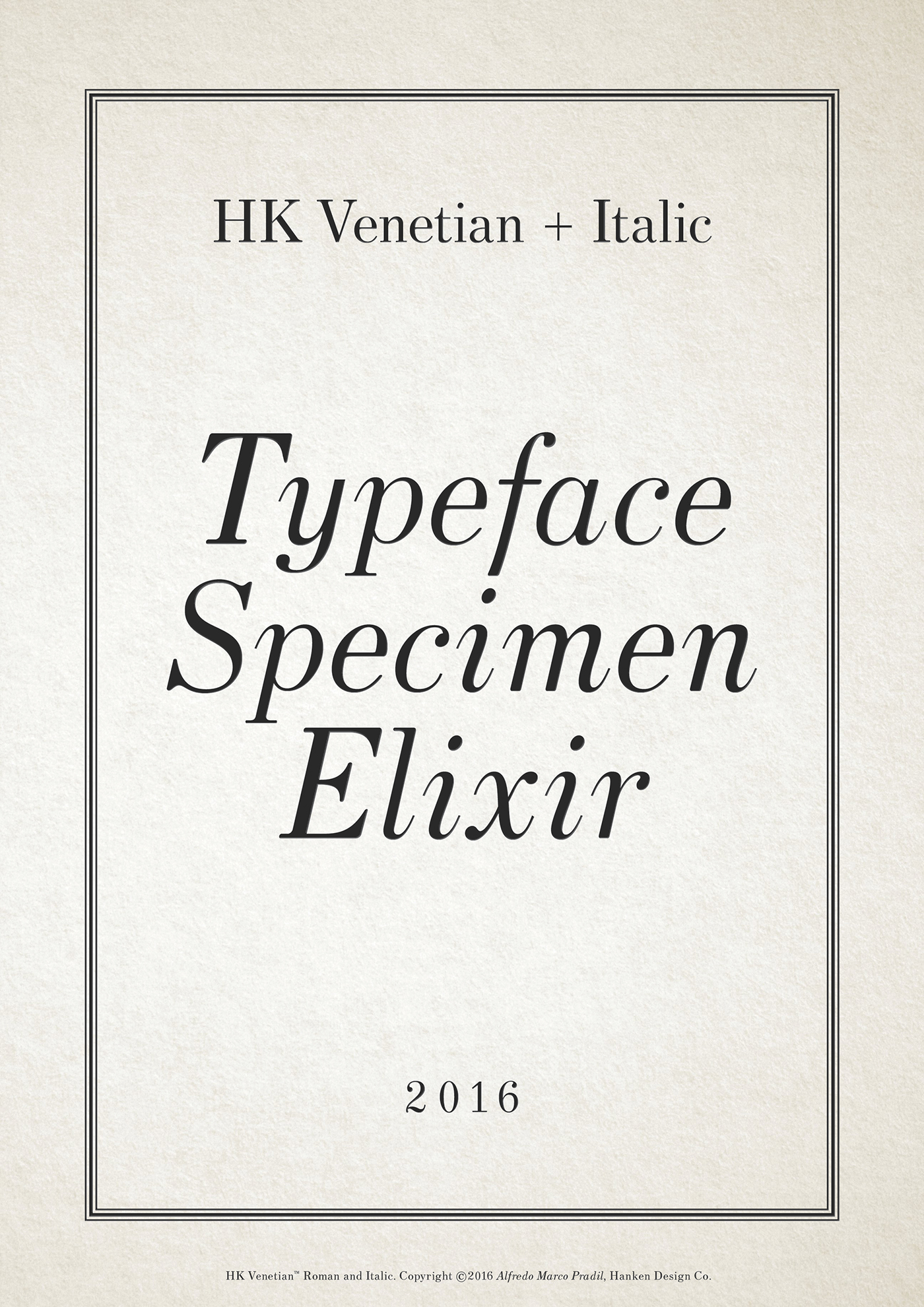 hk venetian Typeface open source free