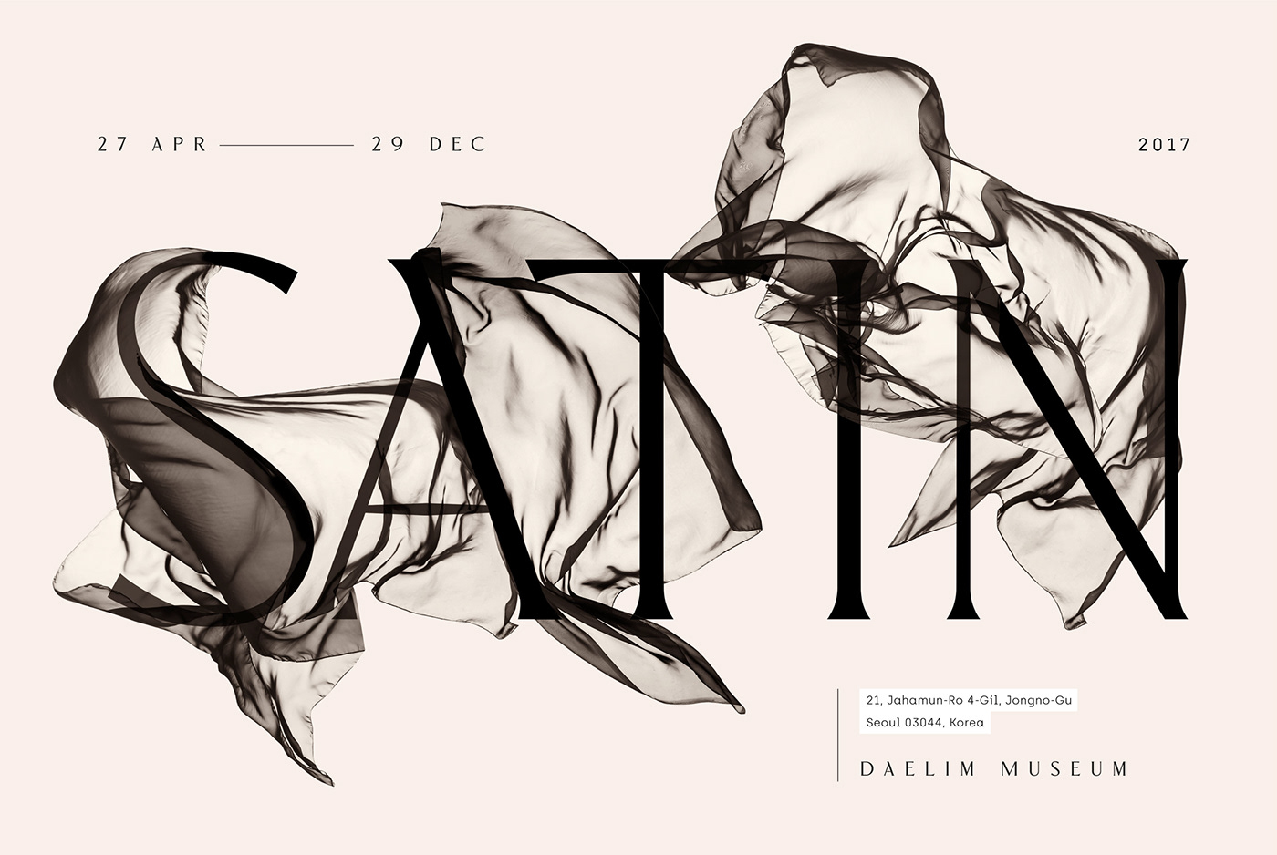 Satin, type with my Veronesi typeface, typography art by kissmiklos . 