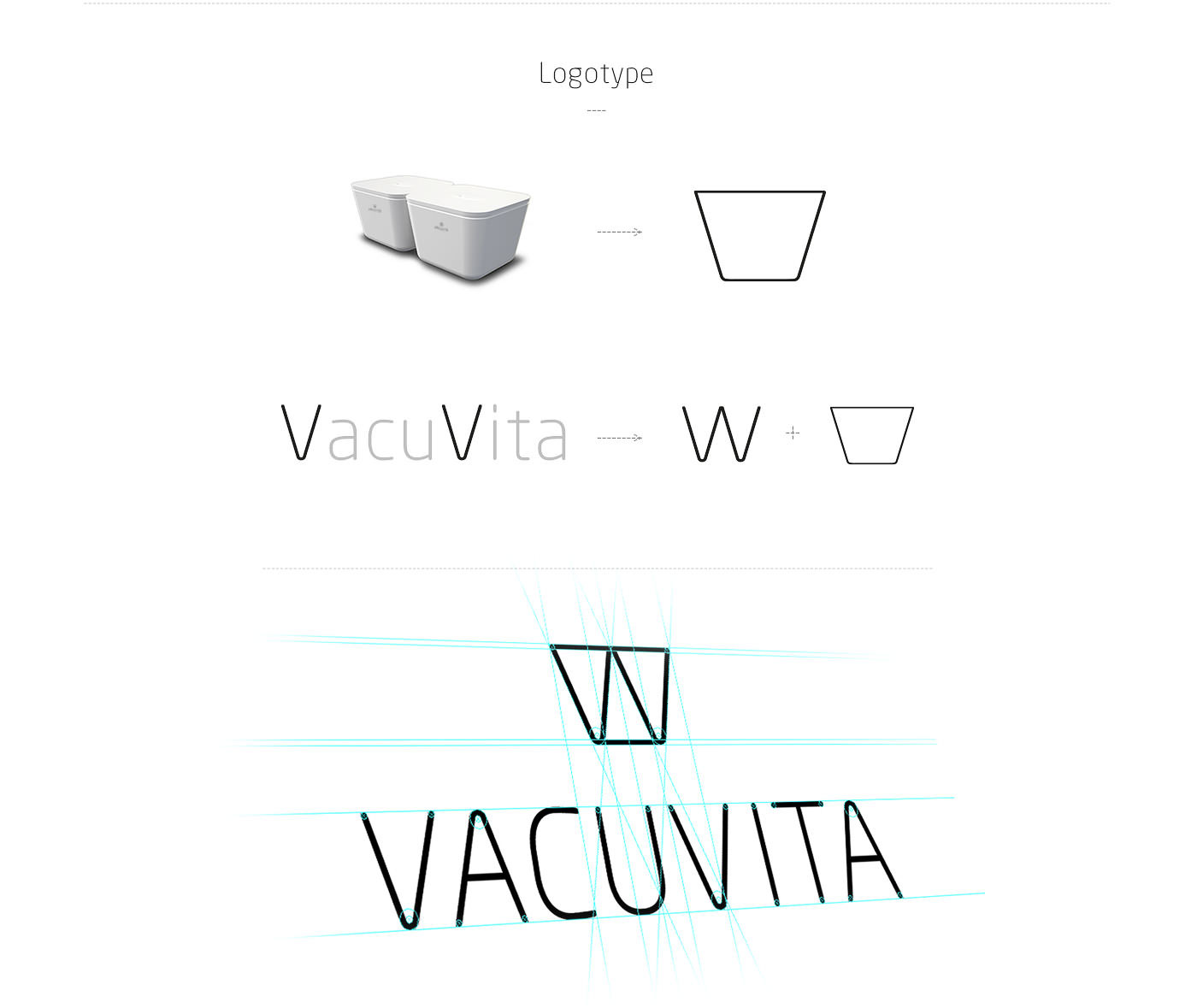 Vacu  VacuVita Kevin May May logo Logotype identity logodesign design vacuum dutch Food  container fresh bread box