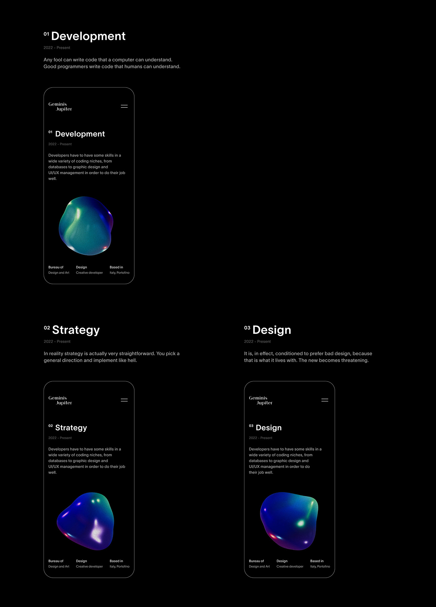 agency branding  clean concept landing page mobile UI UI/UX ux Web Design 