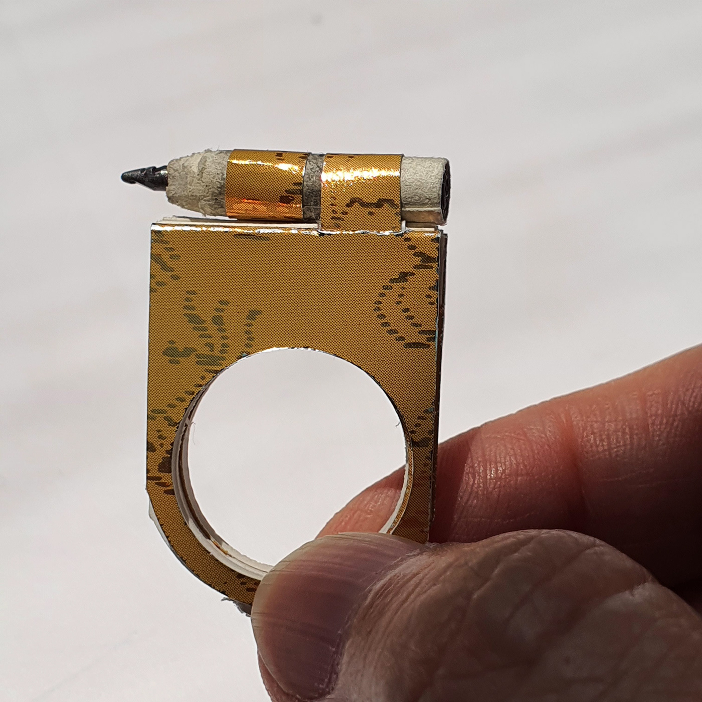 artist book Bookbinding handmade books paperwork pencil ring wearable art