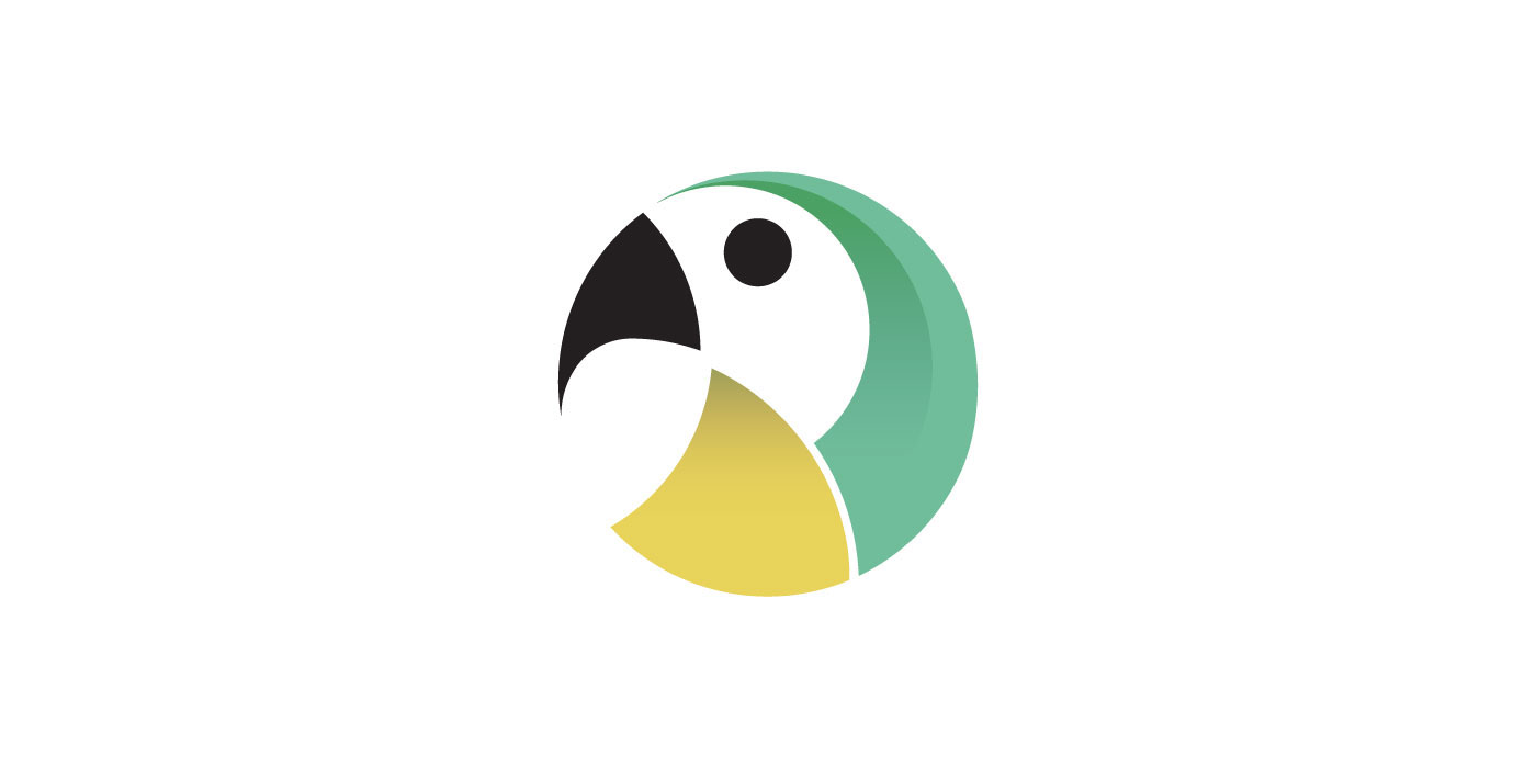 logo logos animal hawk parrot toucan owl flamingo pink color full of color mark animals bird birds