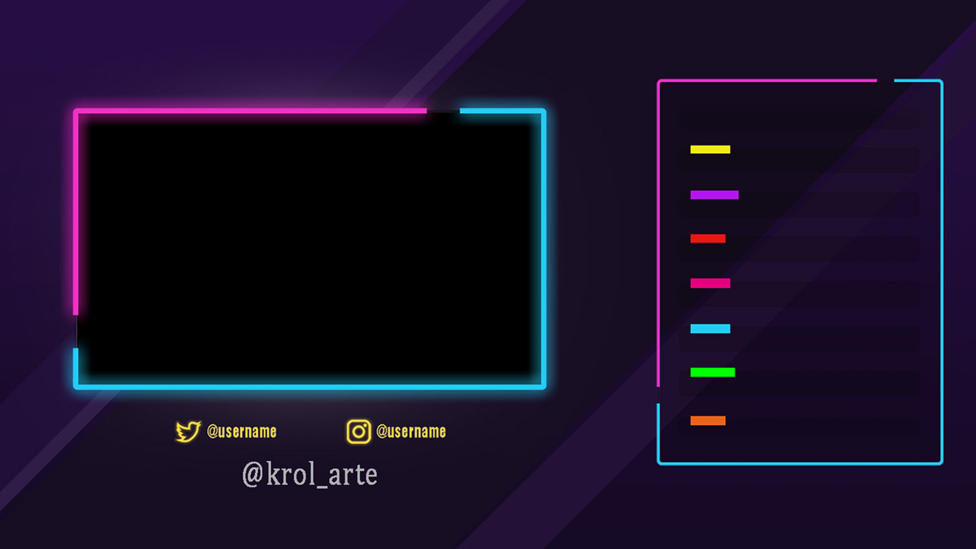 Twitch Stream Overlay On Behance