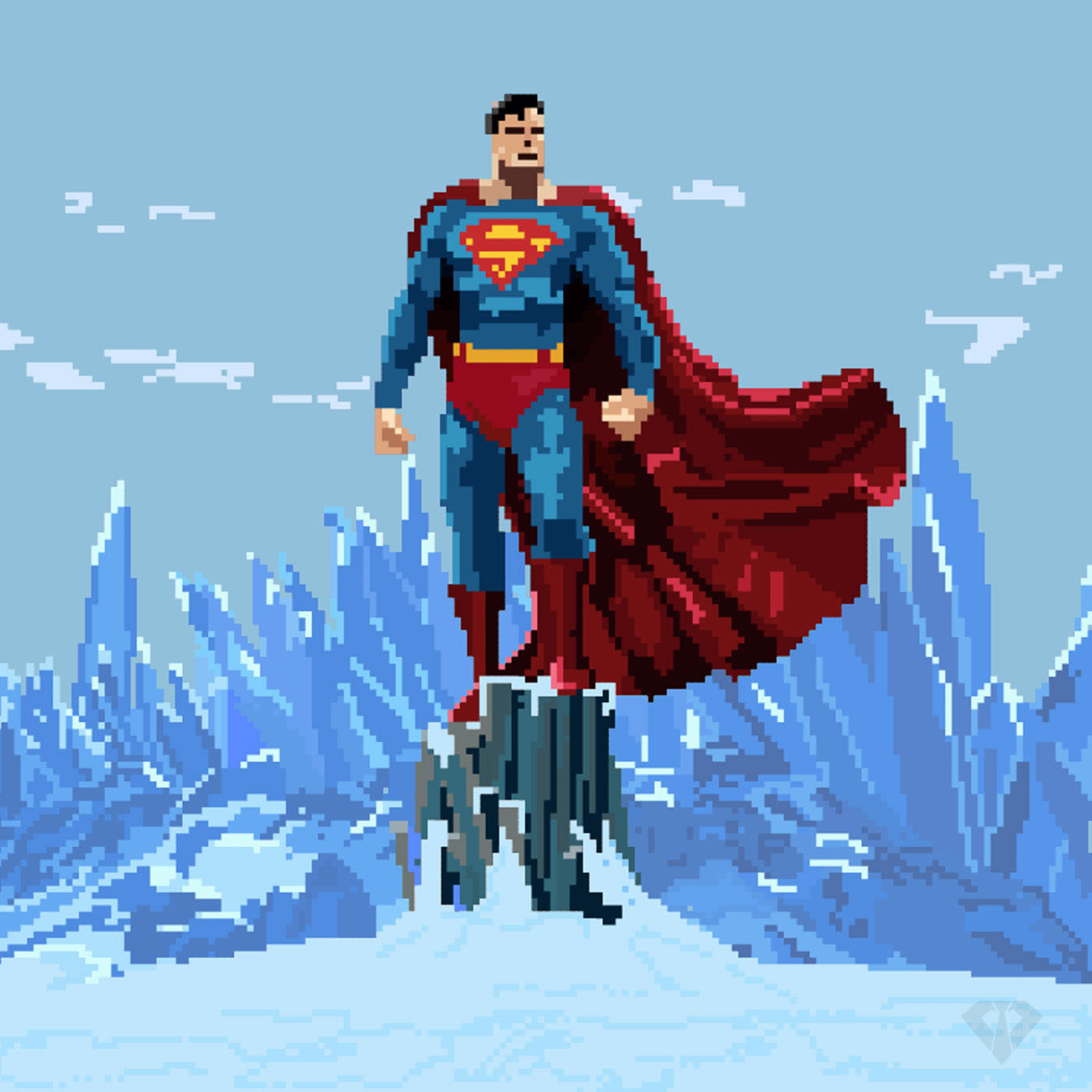 superman batman SuperHero Render pixel sand sandpit golf type typewriter vector Game of Thrones