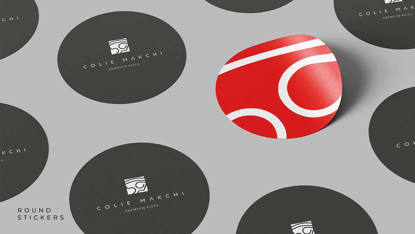 brand branding  company fresh logo Logotype minimalistic modern Pizza vietnam
