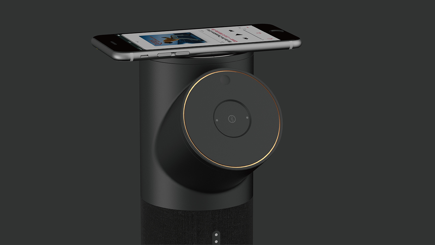 speaker bluetooth product light concept