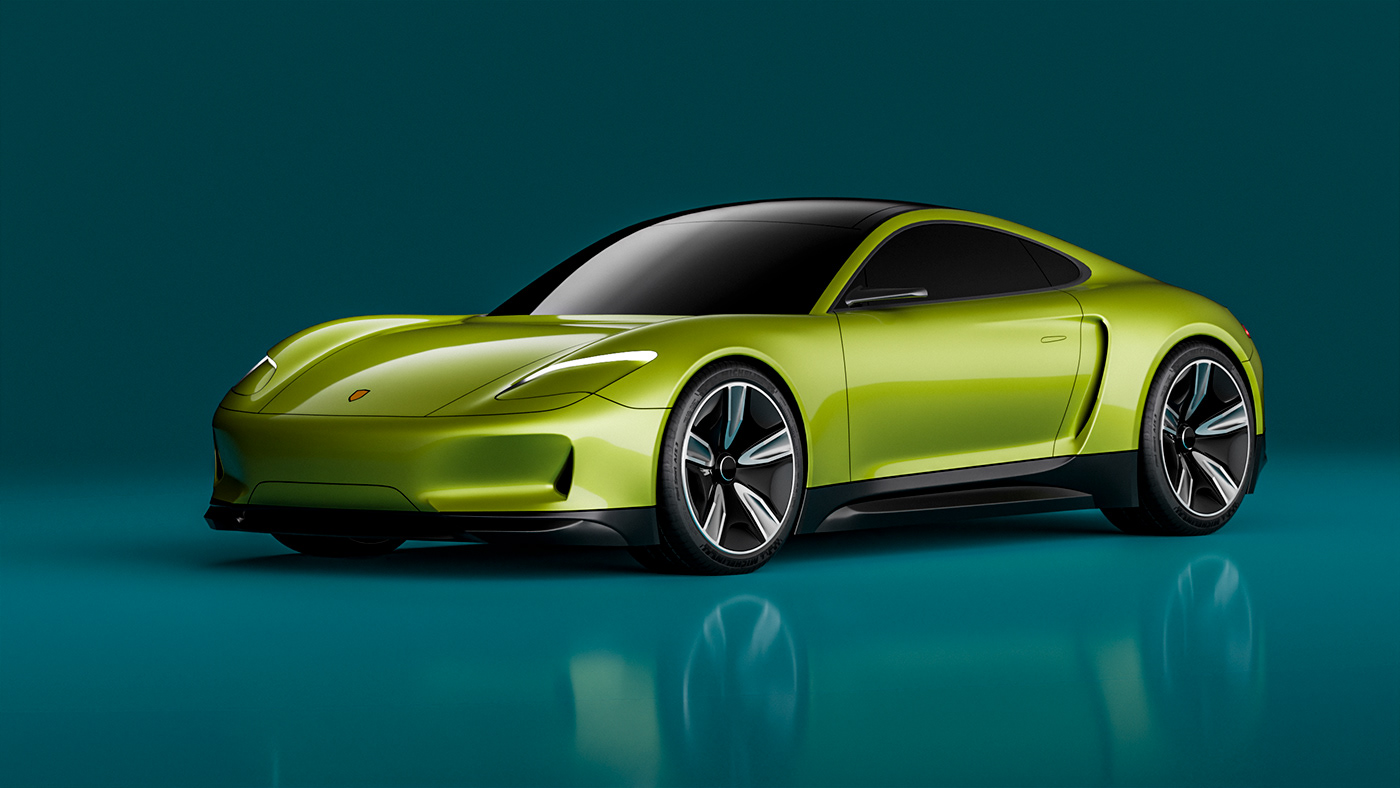 Porsche 911 CGI automotive   concept blender cycles cardesign lsdesign