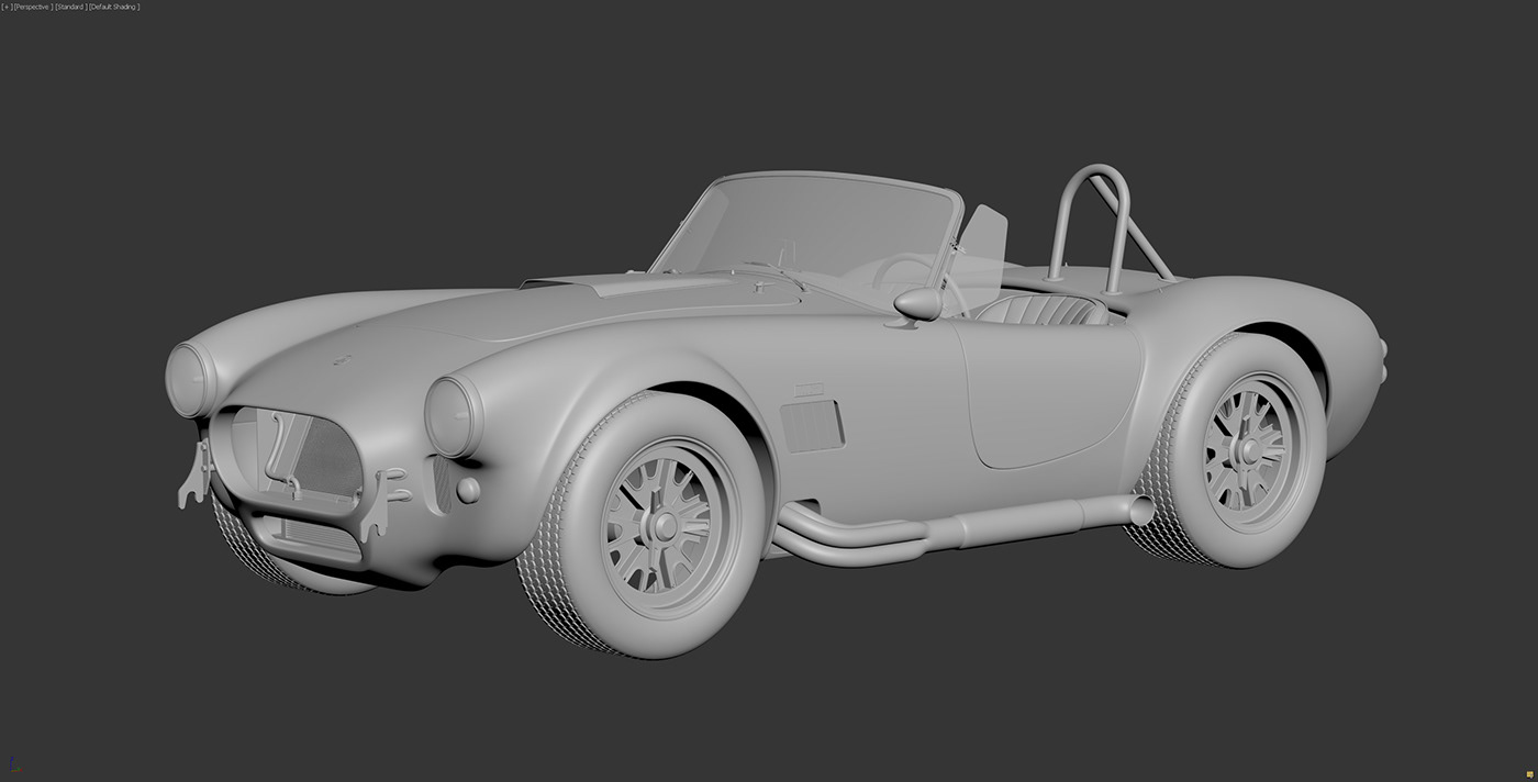 automotive   3d car AC Cobra