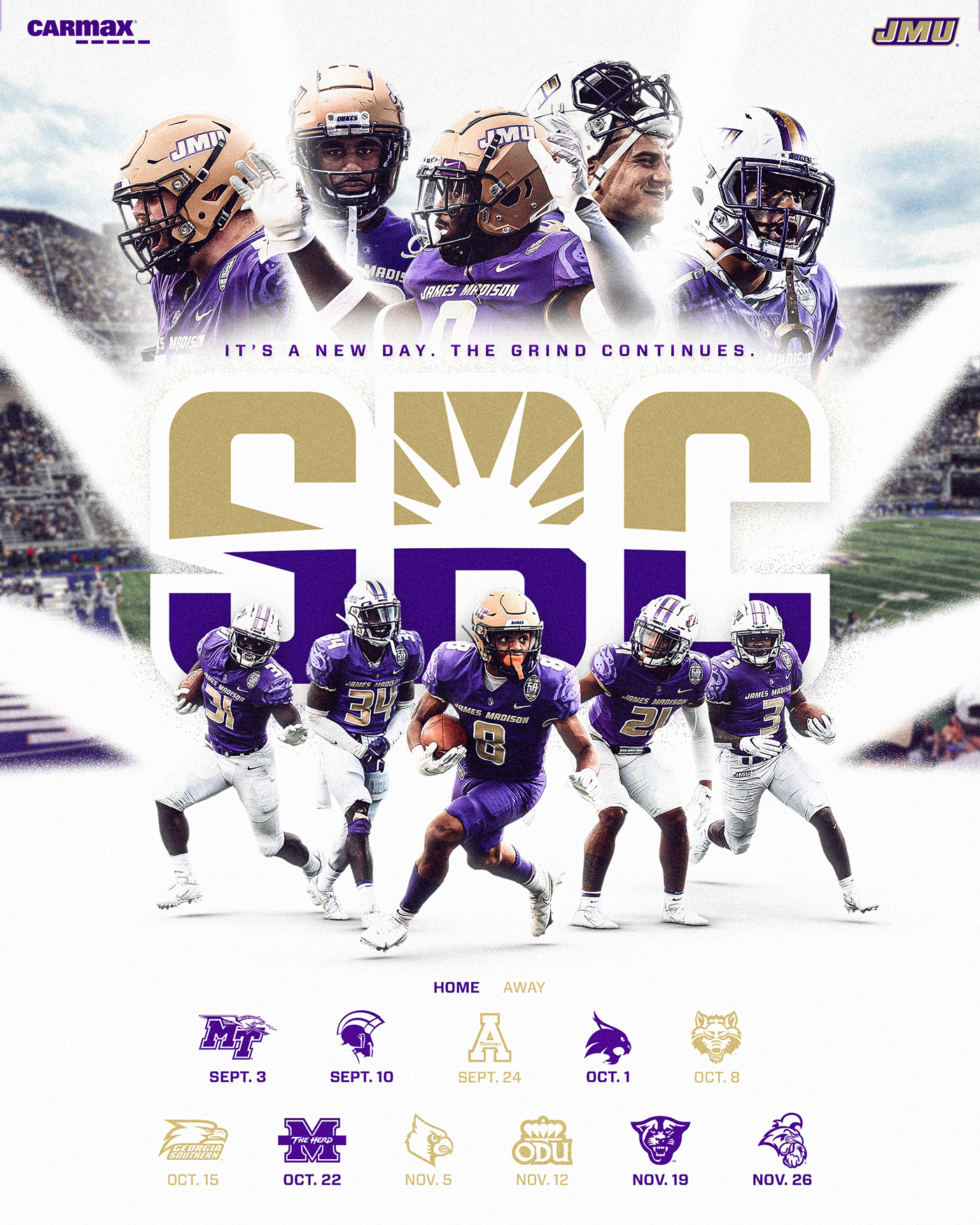 Brand Design college athletics college football football football design graphic design  JMU SMSports sports Sports Design