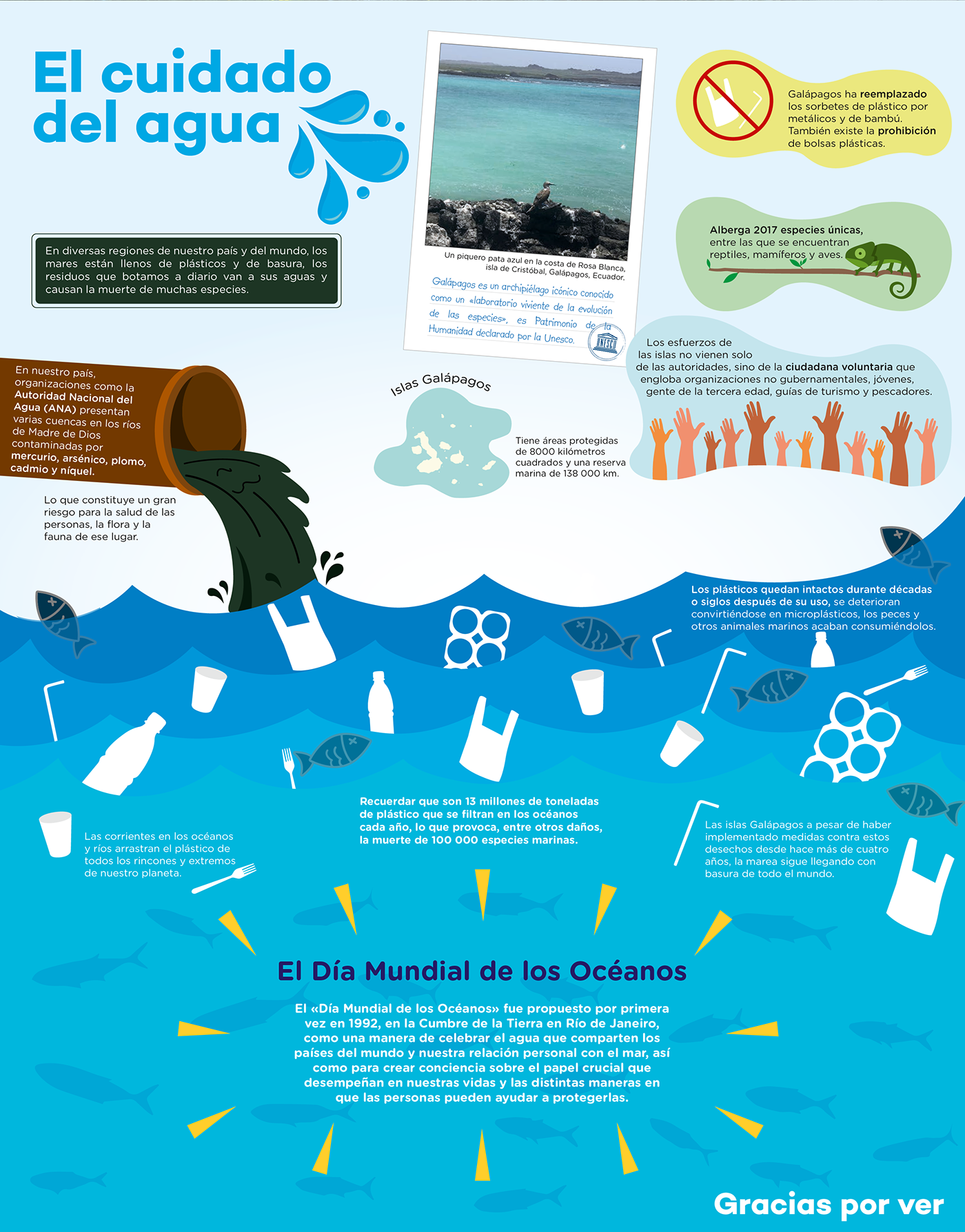 infografia infographic information design ILLUSTRATION  Digital Art  Graphic Designer infographic design infographics ilustracion día mundial del agua World Water Day diseño gráfico
