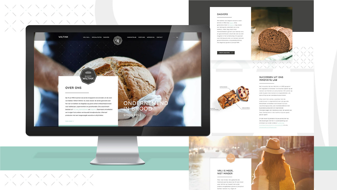 bakery bread delicious UI/UX visual identity Webdesign Webdevelopment wiltink