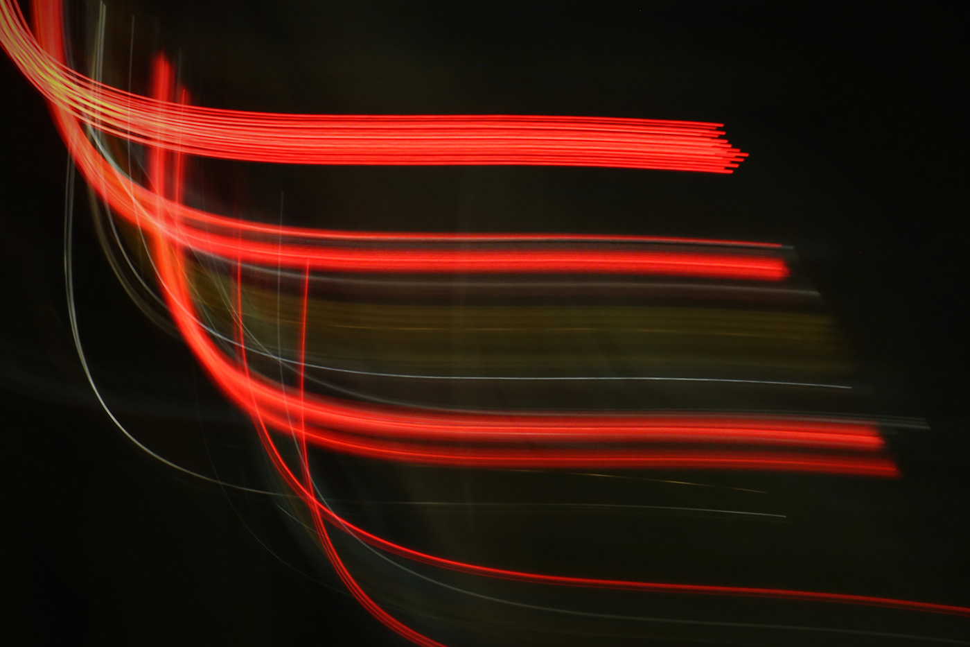abstract colourful lights night photography fine art light painting long exposure ICM