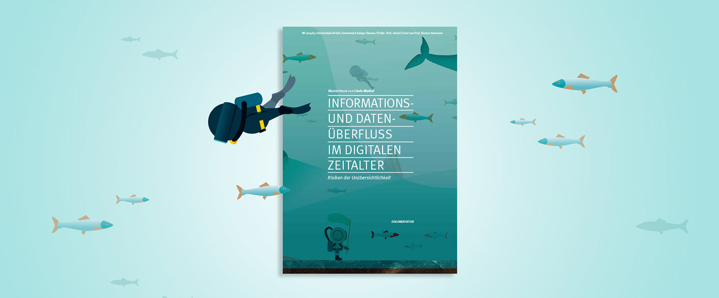 Data information infografik infographic sea Datenmeer Willkommen im Datenmeer sea of data poster abschlussarbeit