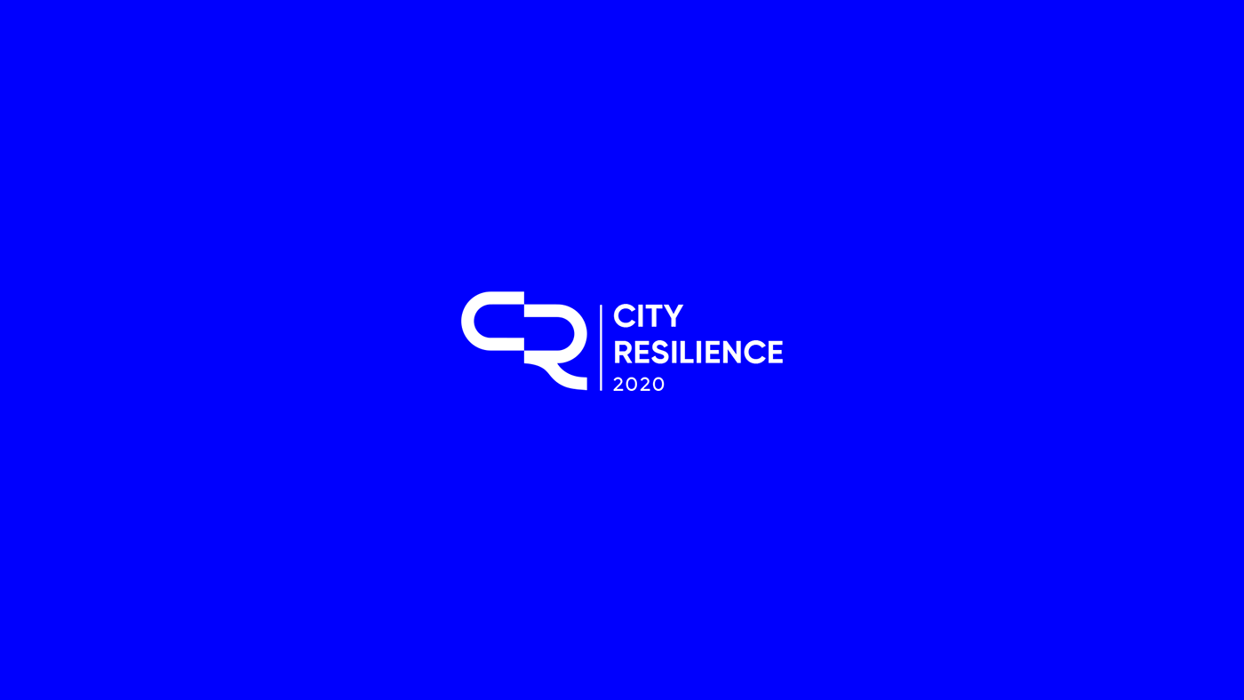 conference blue architecture city resilience University CR logo R logo alexandria mousa