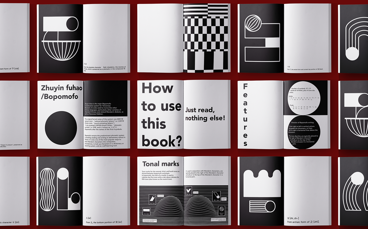 graphic design  Motion Graphics Design animation  bopomofo book design