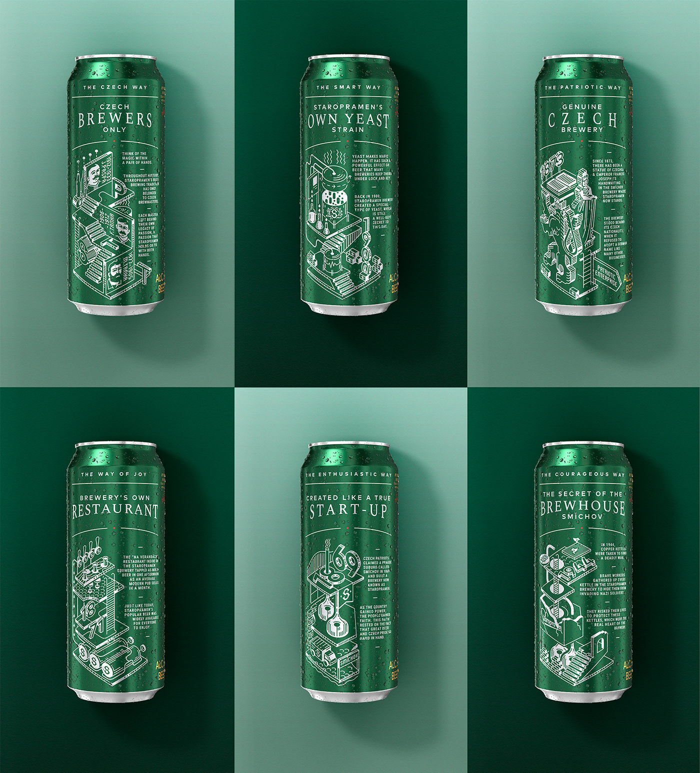 art direction  ILLUSTRATION  campaign limited edition Packaging animation  film making Staropramen beer