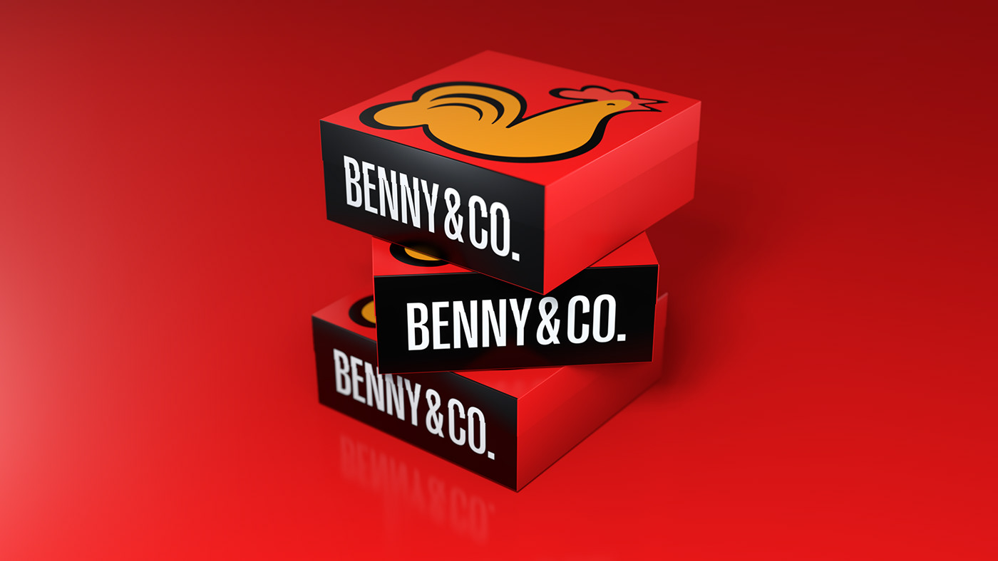 chicken Fast food Food  identity Logo Design ogilvy pangram pangram red restaurant typography  