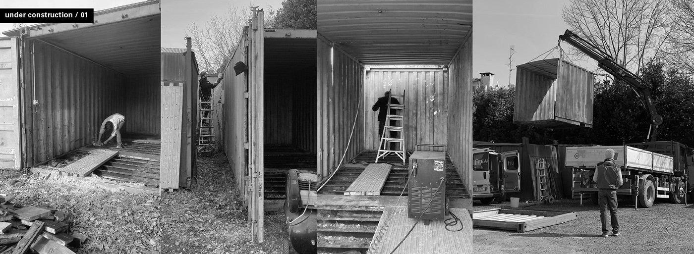 Carpentry carpentry workshop container container architecture Container design CONTAINER OFFICE  making tiny office tiny office design woodworking