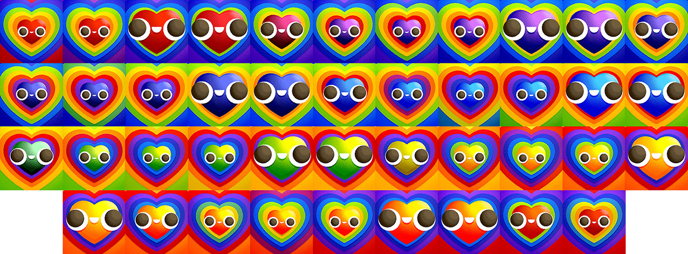 pride pridemouth gif animation  kawaii cute Icon sticker stickers Love