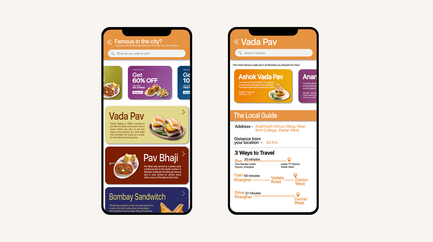 Food  app design food app UI/UX Mobile app user experience