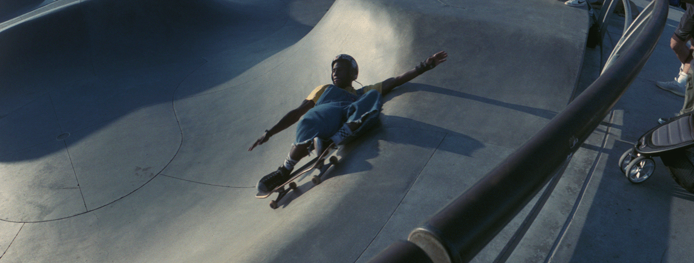 athletics California fine art Photography  portrait skate skateboarding sports venice skate park widelux