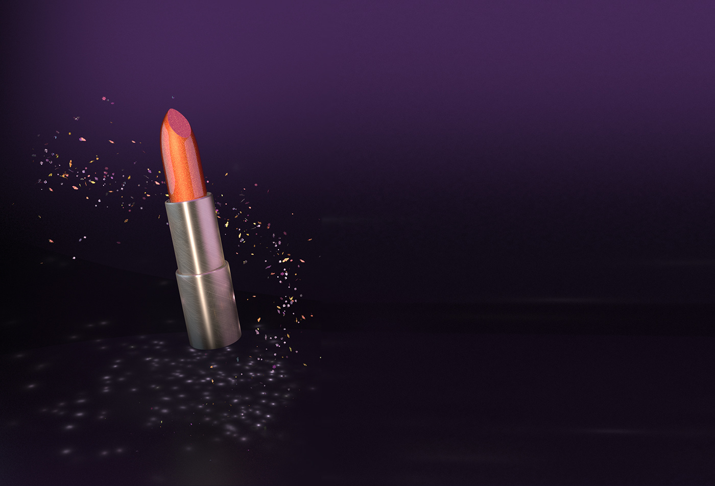 3D 3ds max kailijumei lipstick makeup ILLUSTRATION  Advertising  beauty industry social media