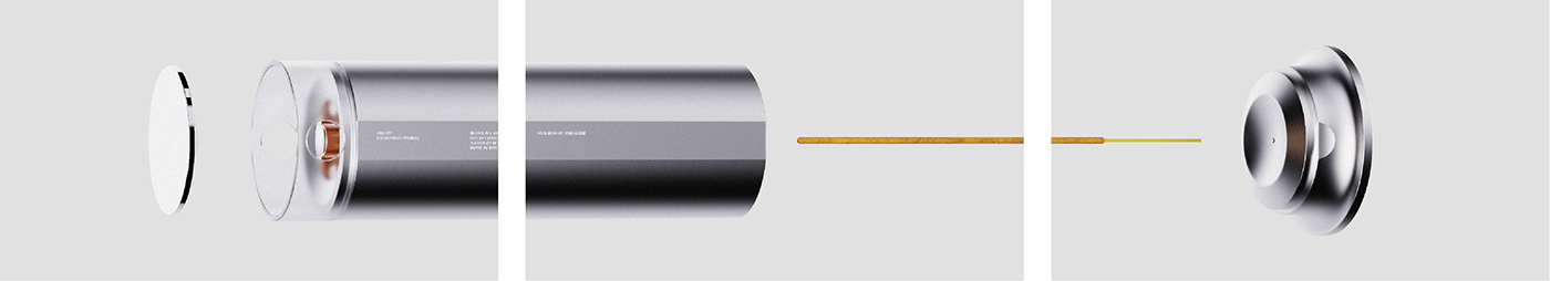 Incense minimal simple Mockup smoke magnet levitating concept product design