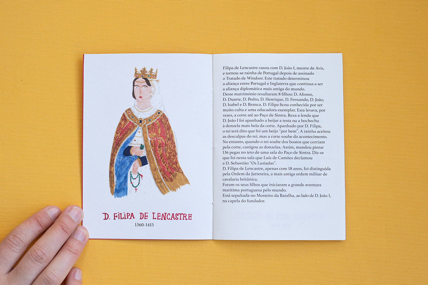 book fanzine history ILLUSTRATION  independent publisher marker illustration original illustration Portugal queen RAINHAS
