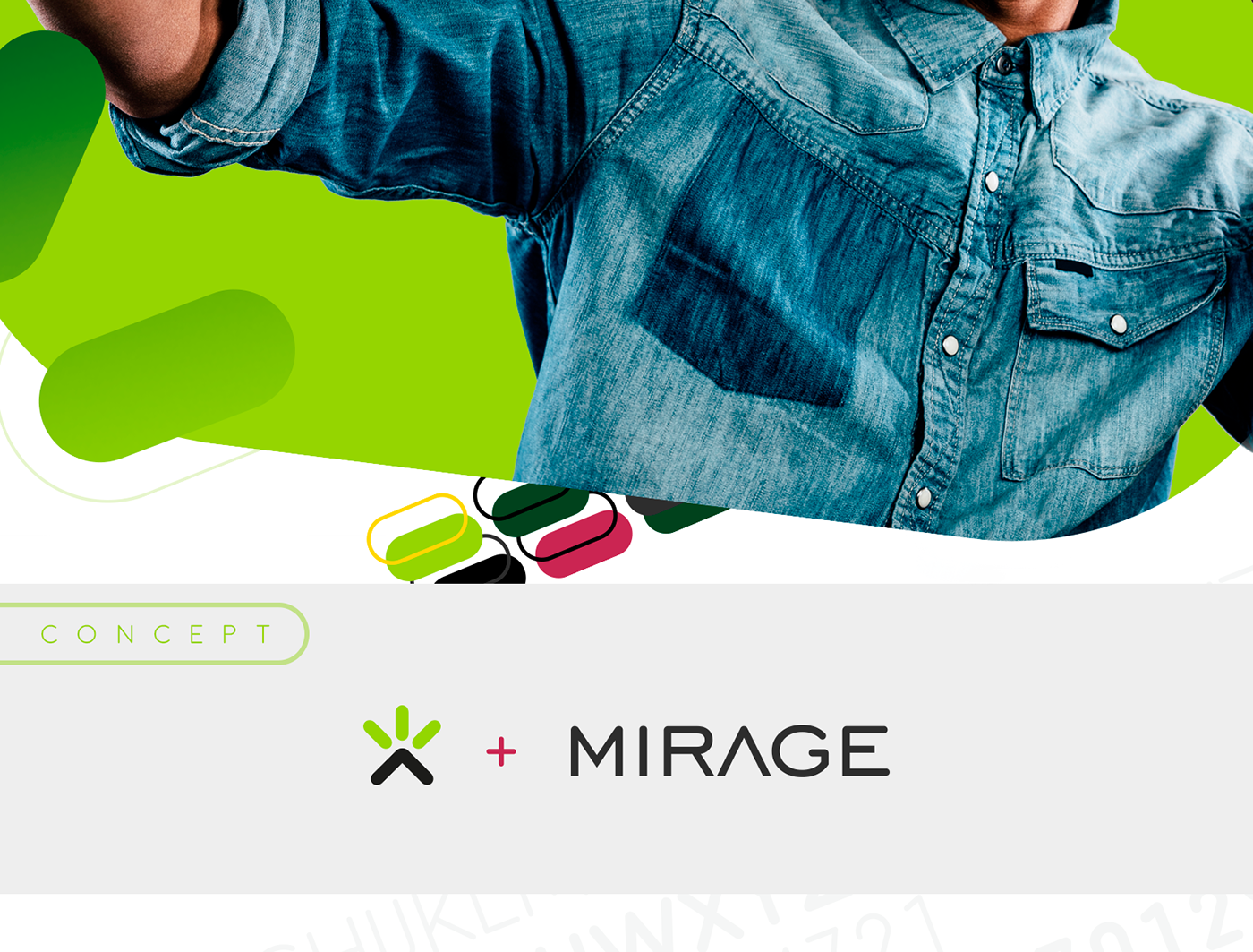rebranding branding  redesign brand mirage gradient tendencie tendencies Technology colorful