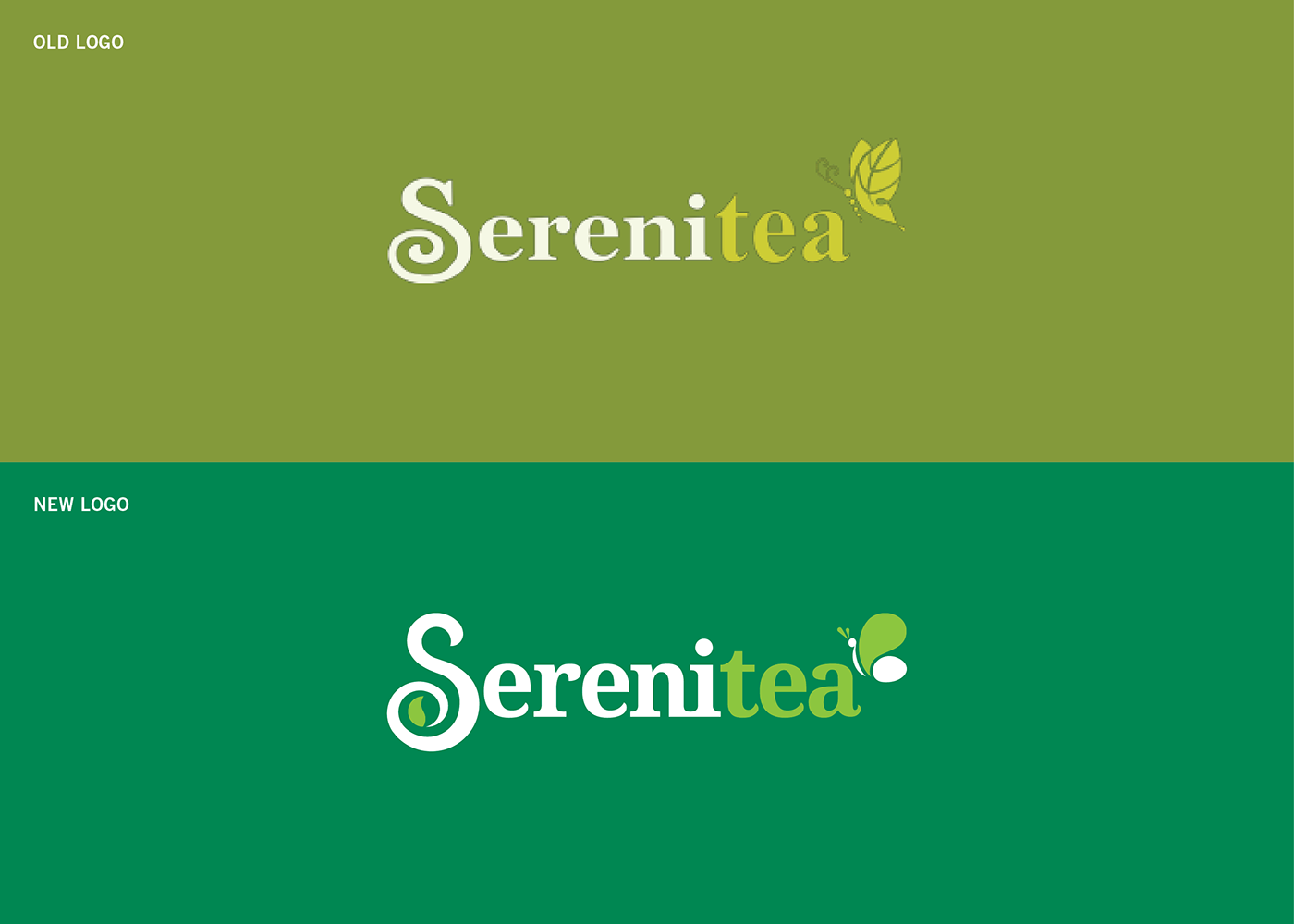 serenitea tea green leaf teammanila philippines served symbol butterfly calm drinks Health Manila bootleg Logotype