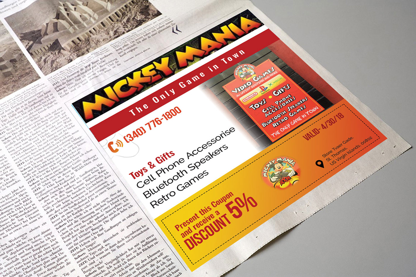 advert advert Mockup advert template elegant high resolution mock up Mockup newsletter newspaper