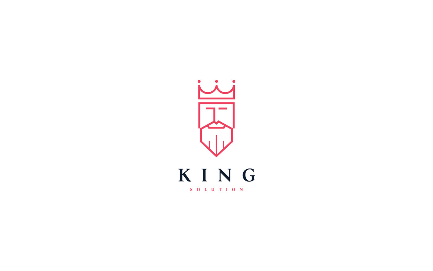 crown king logo luxury prince royal