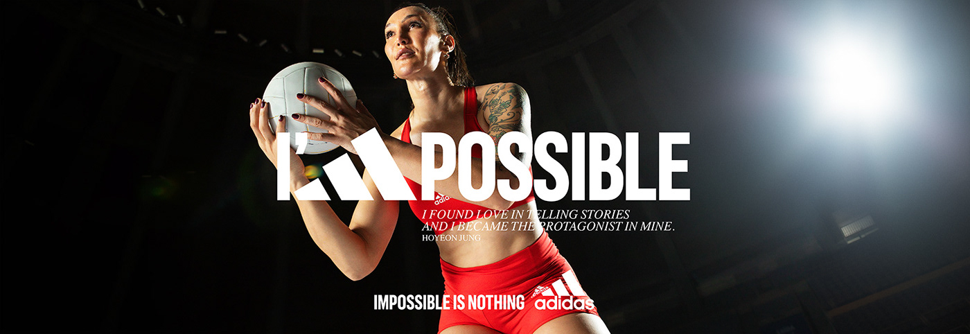 adidas Advertising  Impossible is Nothing retouching 