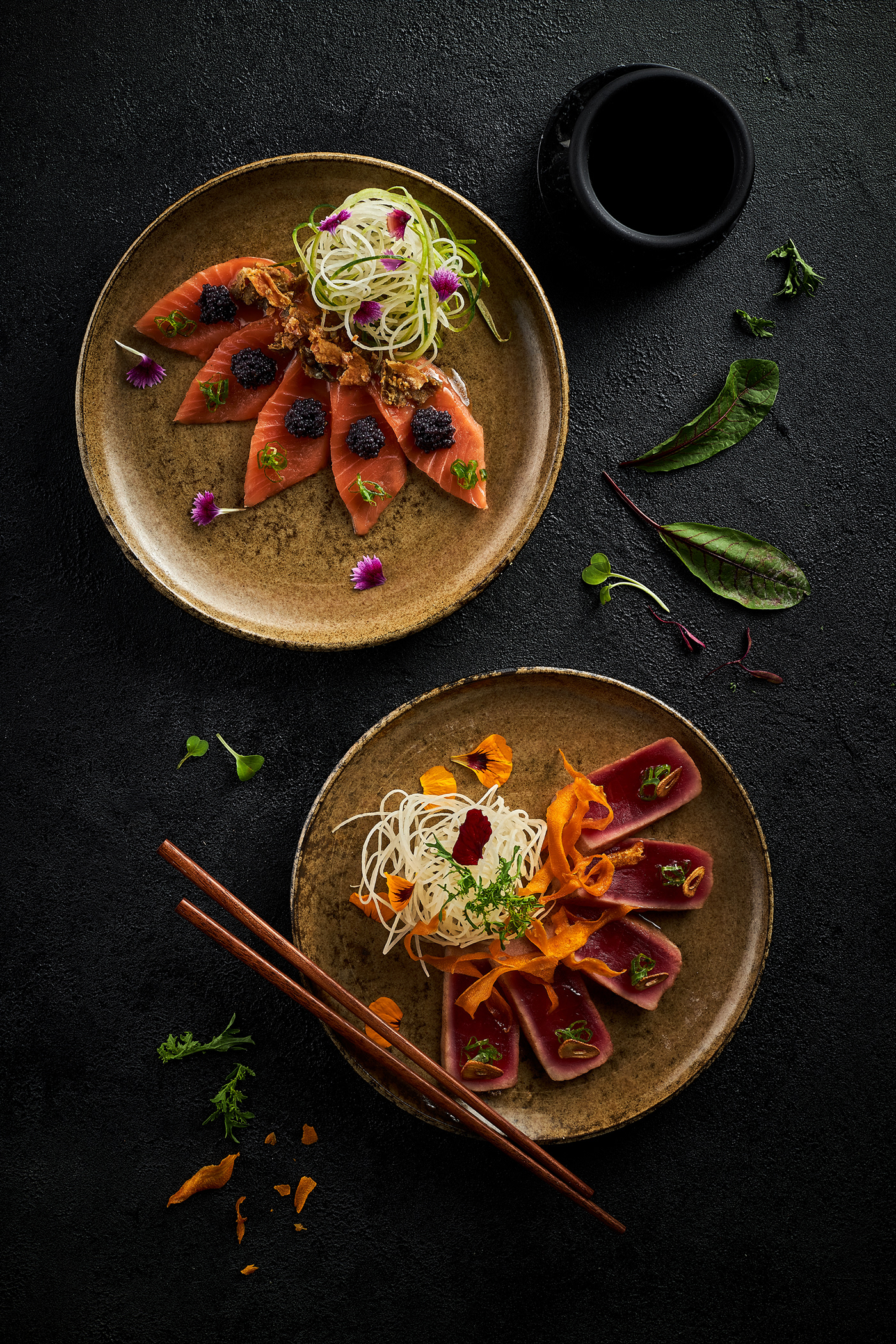 Advertising  asian black dark Food  japan Photography  Sushi