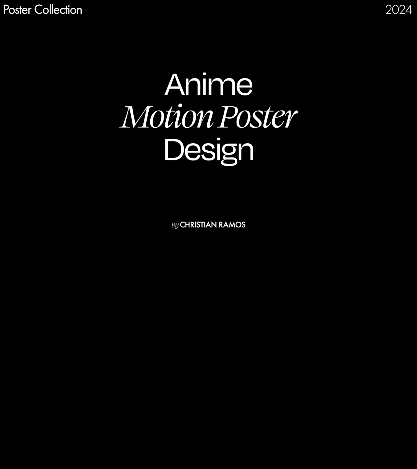 anime motion graphic Motion poster frieren Bleach overlord graphic design  Poster Design posterdesign photoshop